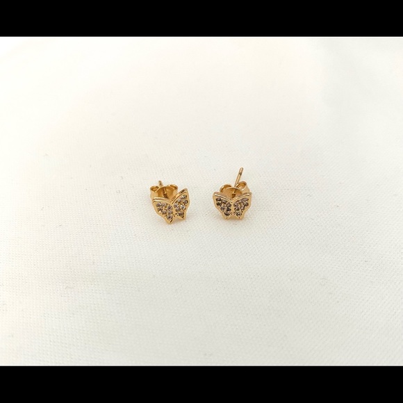 Tiny Stud Earrings - Picture 4 of 12